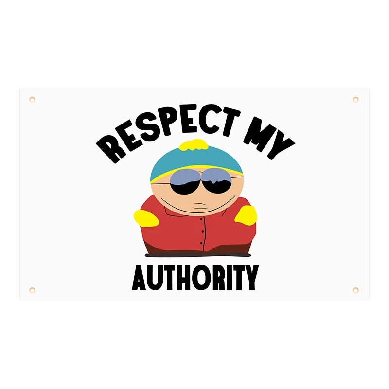 90x150cm 3X5FT Respect My Authority Flag Tapisserie Outdoor Dekorationen Dekoration Garage Flaggen Barber Shop Custom Schlafzimmer Dekor – Detail 4
