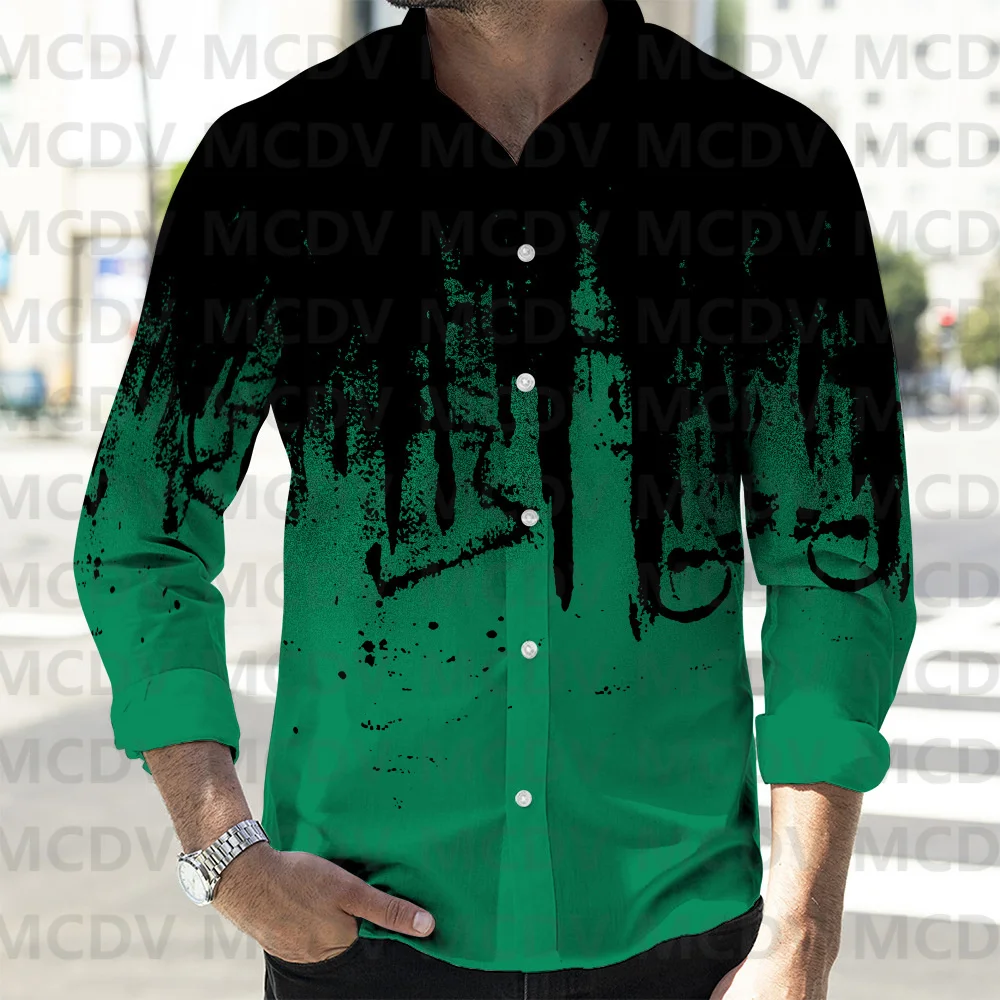 

Camouflage Art Pattern 3D Printed Casual Button Shirt Men's Hawaiian Shirt
