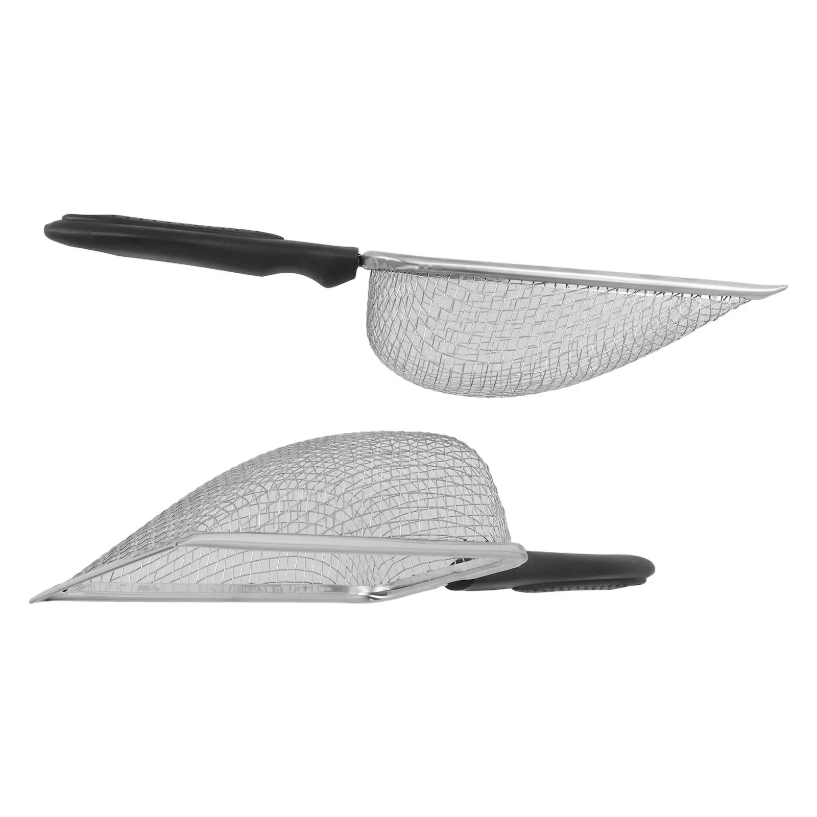 2PCS Multi-Functional Soil Sifter Set Stainless Steel Soil Sieve Ergonomic Lightweight 3.8mm 5mm Eyelet Gardening Tool New