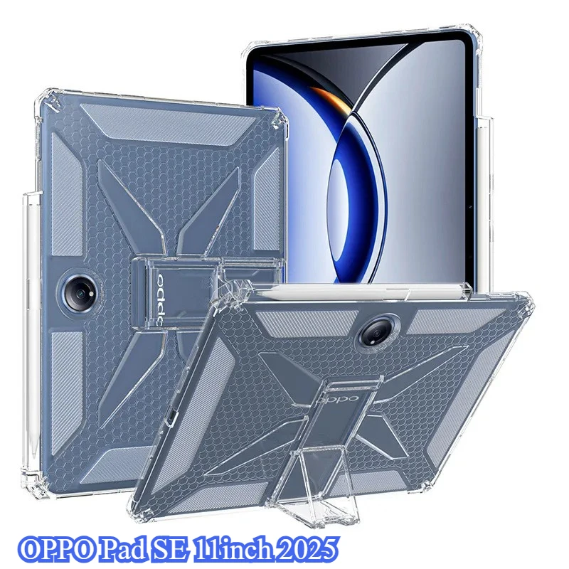 HD Clear Heat Dissipation Tablet Case with Pen Slot