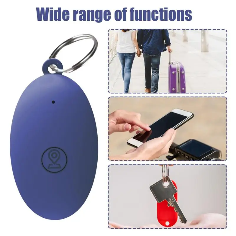 Key Finder For Purse Portable Key Finder Tag Two-way Alarm Phone Locating Tool For Bags Pets Portable Purse Tracking Device