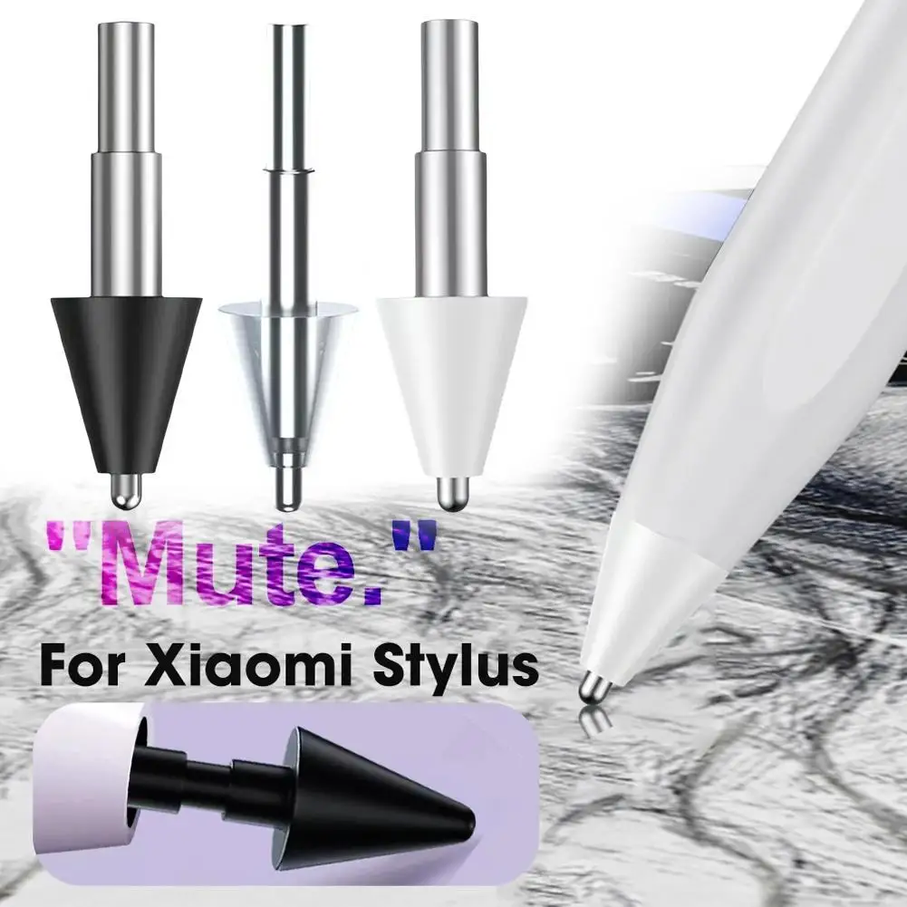 

1Pcs Metal Smart Stylus Pen Nib for Xiaomi Mi Pad 5 Pro Spare Nib Tips High Sensitivity Replacement Pencil Tips for Xiaomi