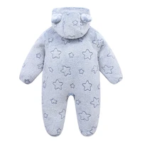 Soft Newborn Baby Clothes Flannel Autumn Winter Baby Boys Girls Jumpsuit Cartoon Newborn Bodysuit Warm Rompers for Babies 0-12M 2