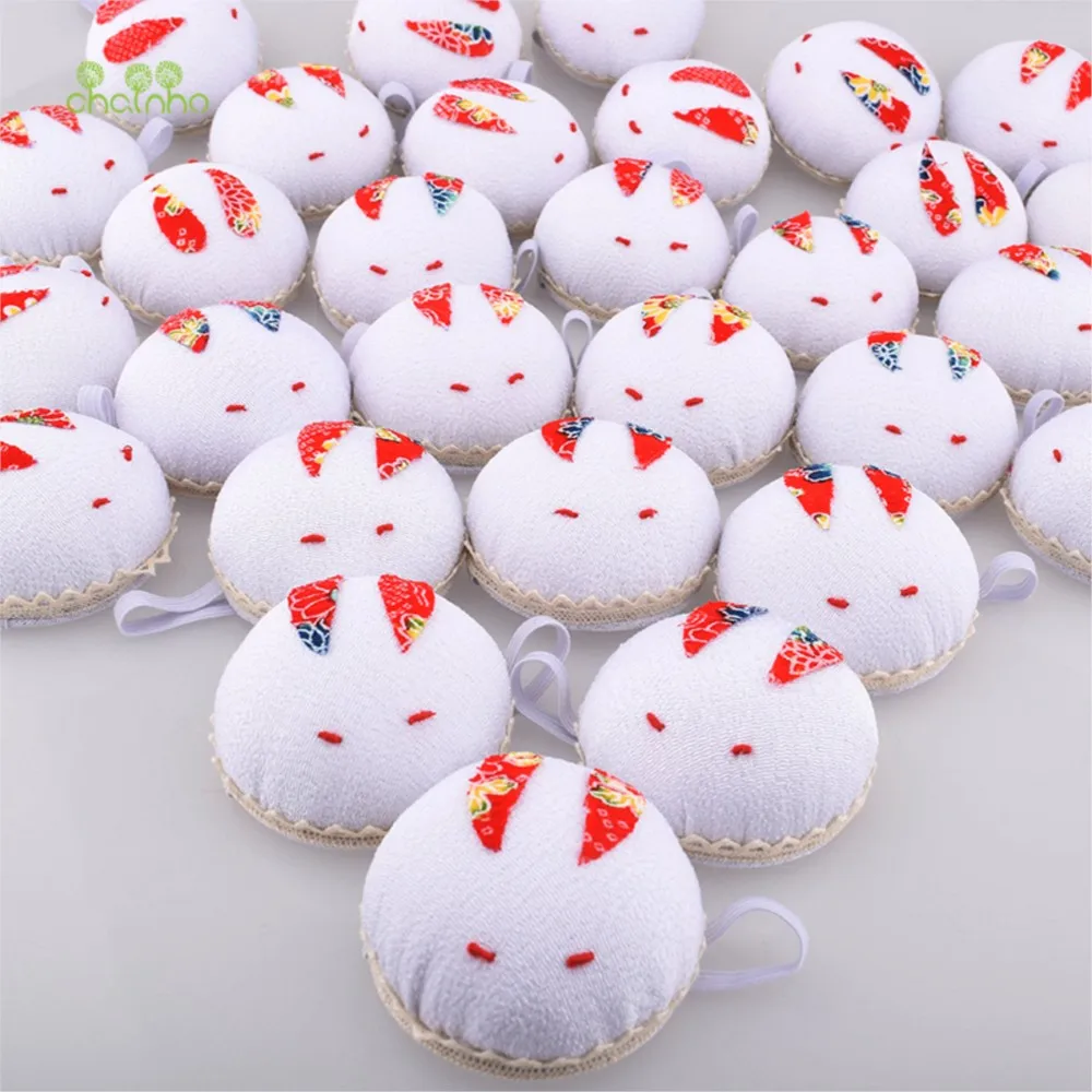 Chainho,Pin Cushion With Elastic Band,Wear On The Wrist,DIY Sewing & Quilting Accessory,Needlework Tools,1 Piece,Diameter:6CM