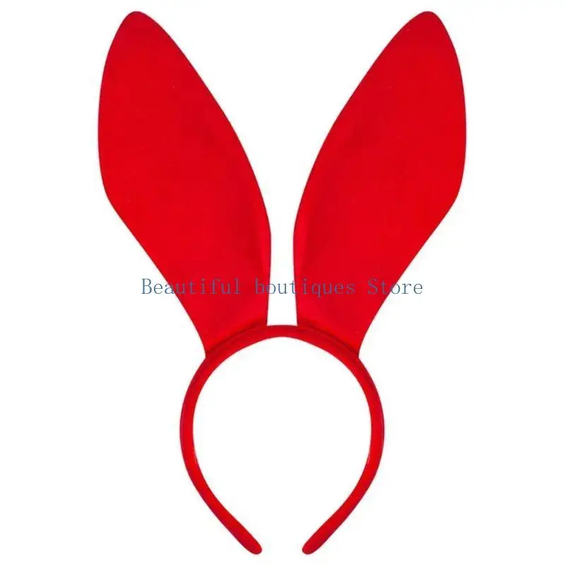 U4LF Kinder-Cosplay-Kaninchen-Stirnband für Party, Halloween, Kopfbedeckung für Musikfestivals, Fotoautomaten-Requisiten für – Detail 10