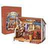 Robotime Rolife DIY Dollhouse Kiki's Magic Emporium Decorative Ornament Kids Miniature Fantasy Magic Doll House Wooden Kit Toy 1