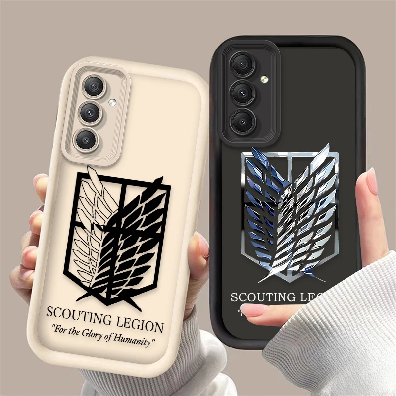 Attack on Titan Inspired Phone Case with Iconic Alan Logo Design