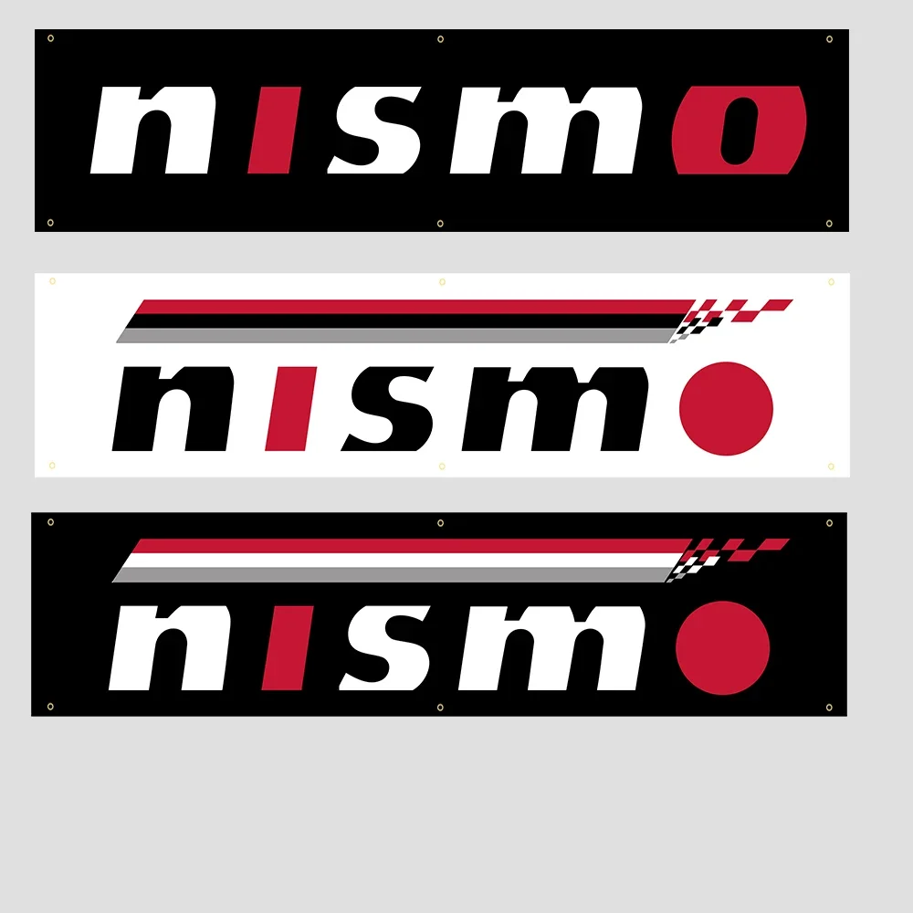 Zxbanner 60*240 Nismo Racing Car Poliestere Stampato Banner Decorazione D'Interni Arazzo Bandiera