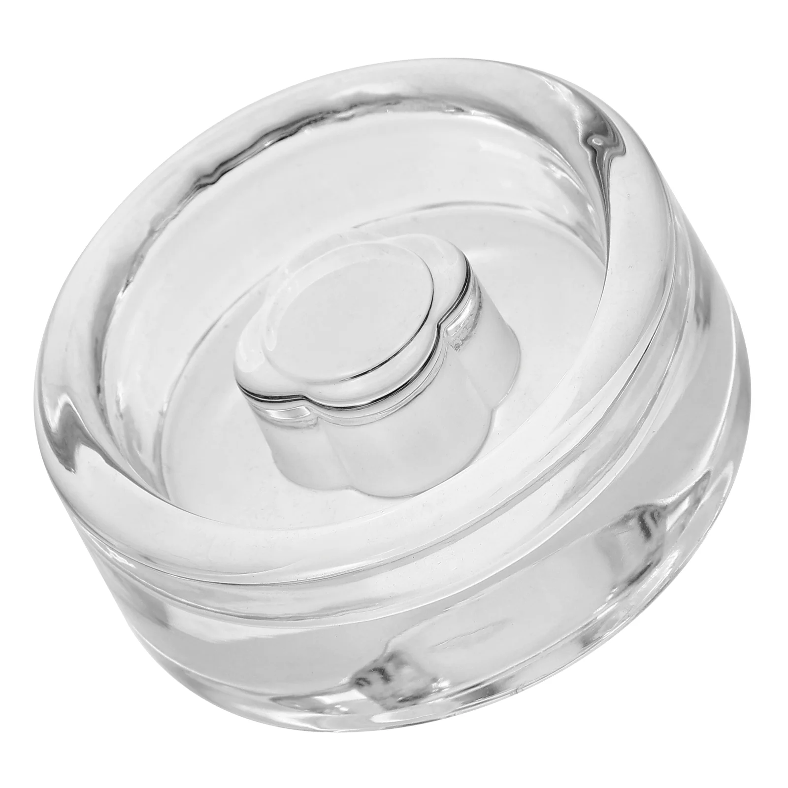 Fermenting Glass Jars Fermentation Glass Weight with Easy Grip Handle Heavy Glass Fermenting Lid Marinade for Jar Pickle Pickling Crock Kimchi