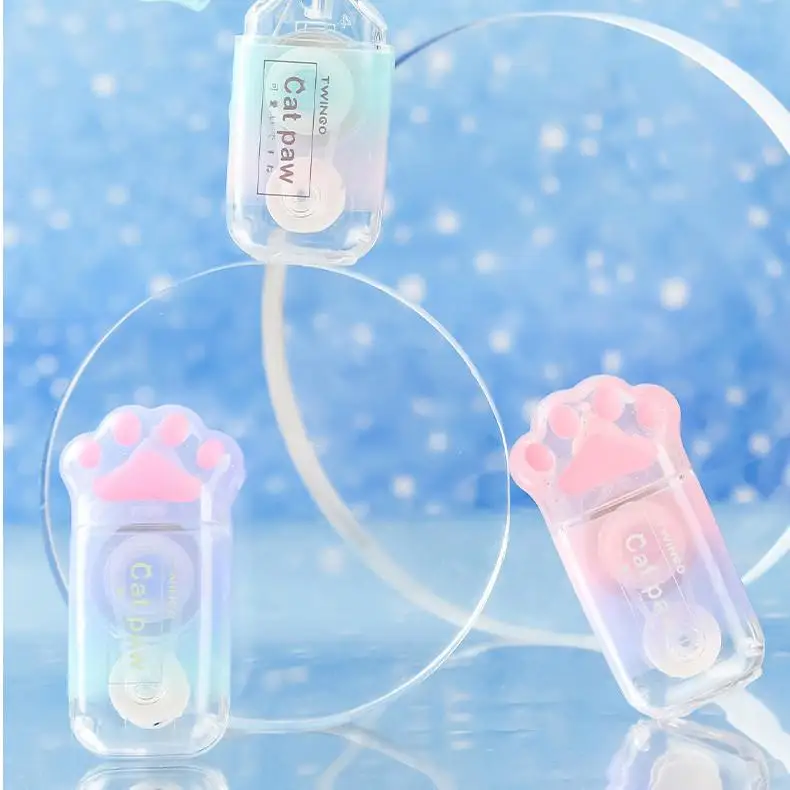 Correction tape supplies Cat Claw Shapr 5mm * 6m White Out Cute kawaii Gradient Correction Tape Pen School Office Supplies Stationery