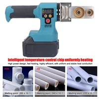 Electric Hot  Machine with Lithium Battery Rechargeable PPR Water Pipe Melter Fuser Water Pipe Melter Electric Pipe Fuser 2