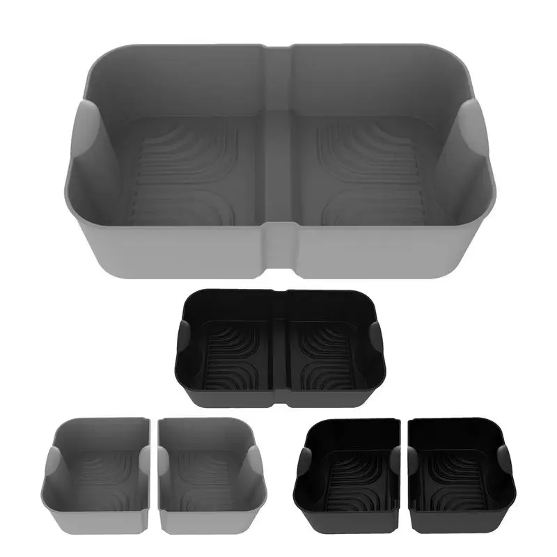 

Airfryer Pan Liner Silicone Air Fryer Liners Reusable Air Fryer Liners Baking Pan Air Fryer Mat Non Stick Airfryer Pan Liners