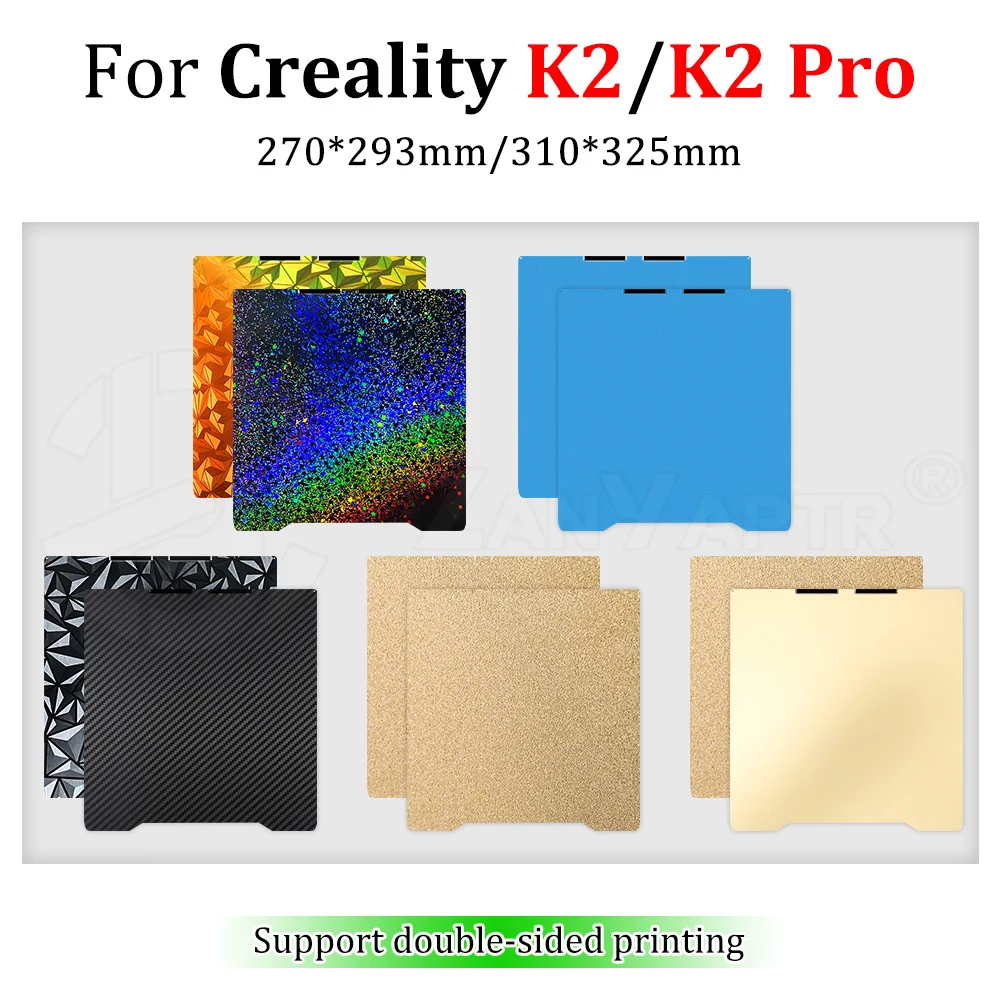 Enhanced Magnetic Spring Steel Build Plate with Textured & Smooth PEI Surface - 3D Printing Accessory
