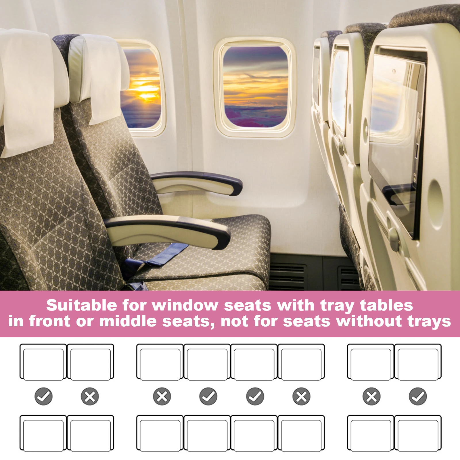 Travel Airplane Bed for Children – Seat Extender with Footrest and Storage Bag 6