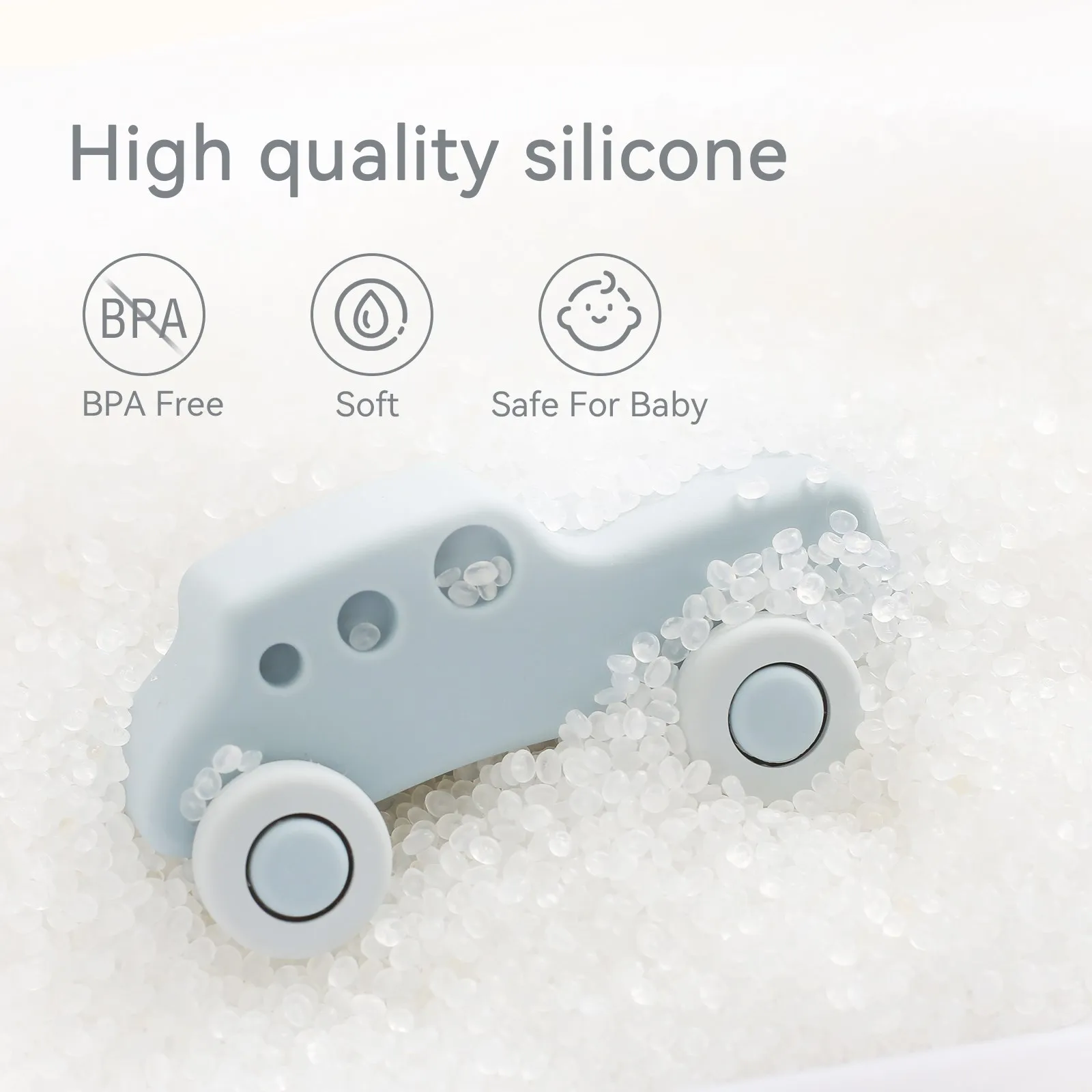 Baby Silicone Car Toys Montessori Educational Toy Blocks Teething Toys Silicone Teething Toys 0 12 Months Newborn