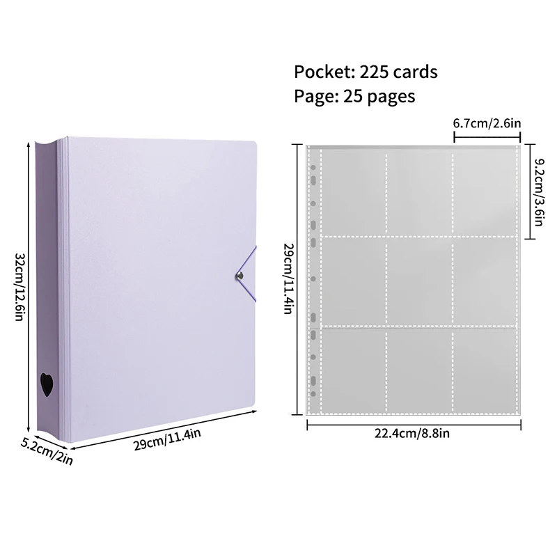 Kpop Photocard Album & Collection Binder with Large Pocket Capacity