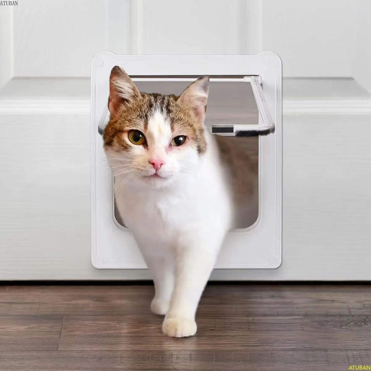 4-Way Lock Magnetic Cat Door 2