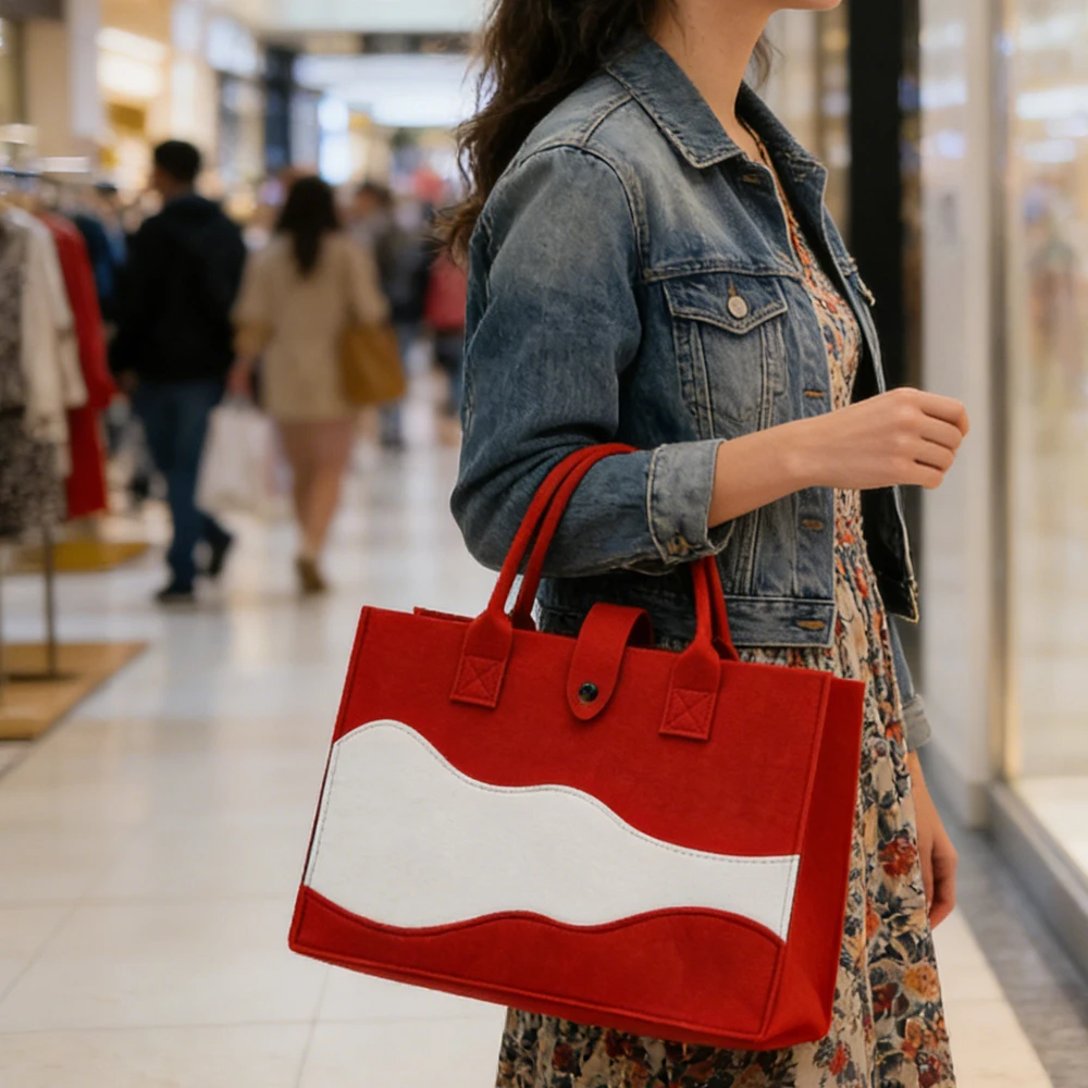 Fashion Striped Canvas Women'S Tote Bag-Multifunctional Commuter Handbag Shoulder Crossbody Bag Shopping Storage Bag