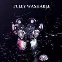Full Body Washable 7-Head Electric Shaver with Digital Display, Mesh Blades, Rechargeable Razor for Men - Wet & Dry Shaving 2