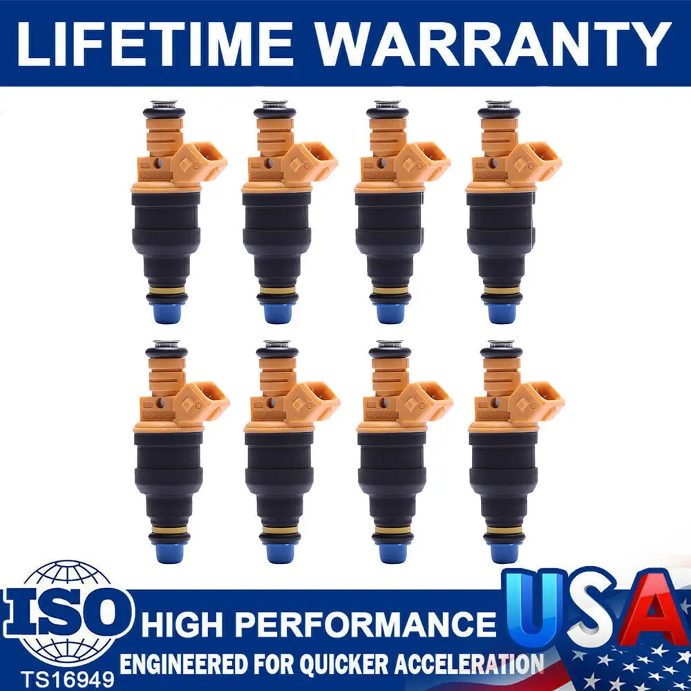 

Набор 8 новых топливных форсунок OEM для Ford F150 F250 F350 5,0 5,8 4,6 5,4 #0280150718