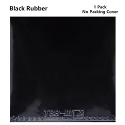 Sanwei High-Performance Table Tennis Rubbers - Double Kit with Semi-Sticky Elastic for Quick Attack and Precision Control (1 Black no cover)