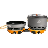 Genesis Basecamp Backpacking and Camping Stove Cooking System with Camping Cookware 1