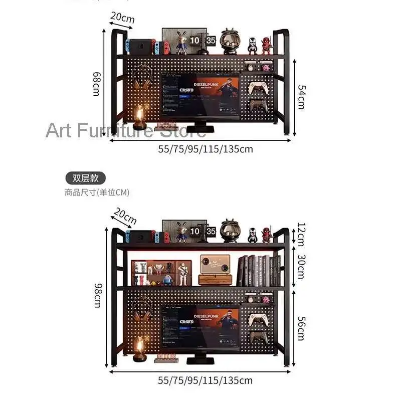 Desk Bookshelf Student Storage Makeup Organizer Shelf Computer Desk Multi-layer Display Shelf Estanteria Home Furniture WKBS