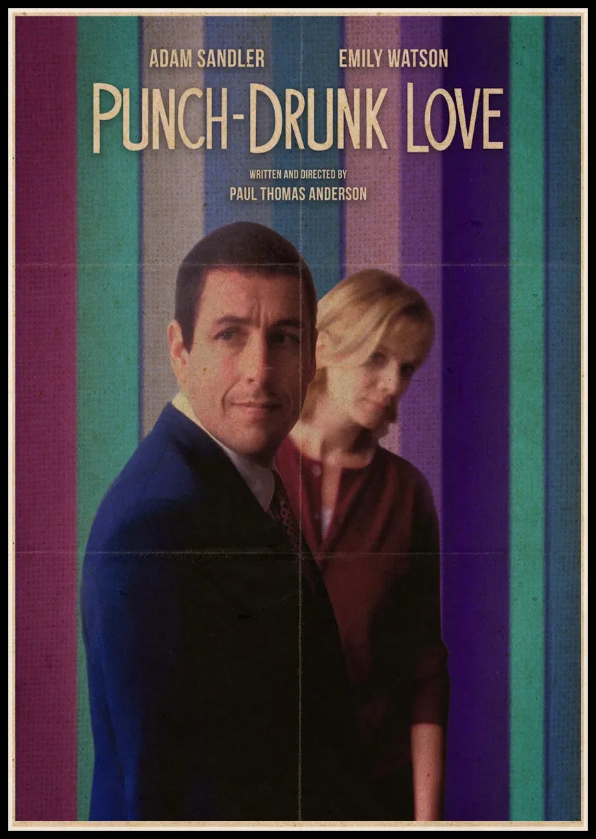 Punch-Drunk Love Movie Retro Posters Wall Art Painting Vintage Kraft Paper Poster Prints Home Room Bar Decor