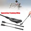 1Pcs Portable PU Leather Equestrian Training Pointer Horse Whip Stage Performance Props Lash Supplies Racing Riding Crop Handle 2