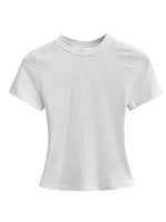 2025 New High Quality Casual T shirt Sexy Slim Short Sleeves Fashion Trend Solid Women Clothing y2k Tops - Image 4