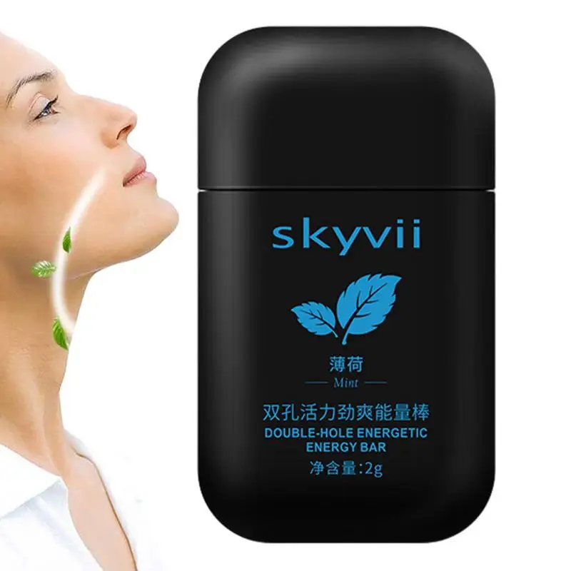 Double Hole Aromatherapy Nasal Inhaler Cooling Refreshing Mint Aromatherapy nasal inhaler