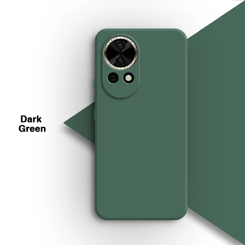 Premium Liquid Silicone Shockproof Phone Case with Camera Protection - Solid Black