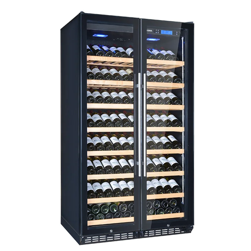Factory High Quality Furniture Commercial Bottle Mini Wine Cooler Refrigerator For Hotel With LED Light