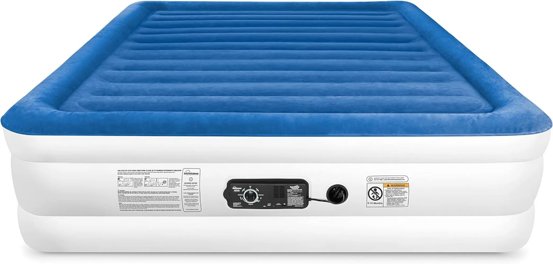 

Air mattress with dual smart pump technology - large size