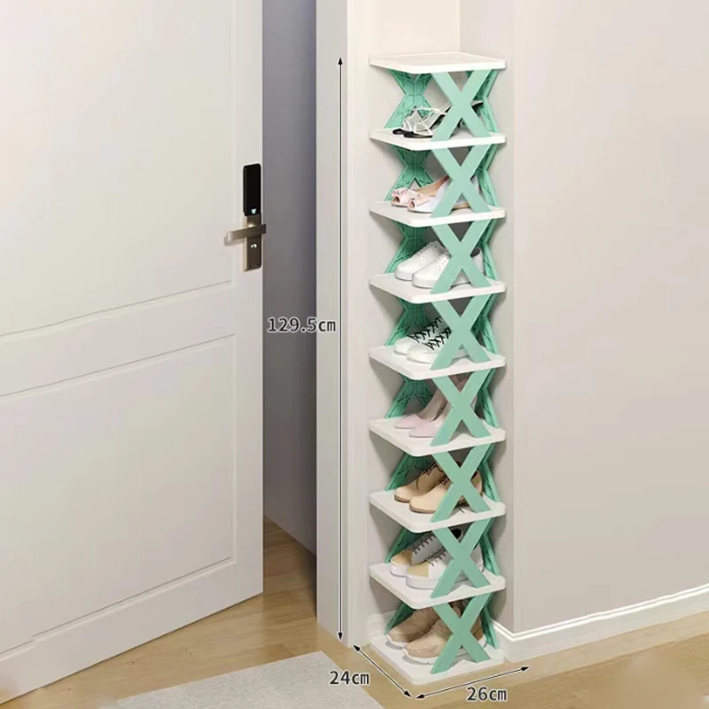 Multi-layer Plastic Foldable Shoe Rack