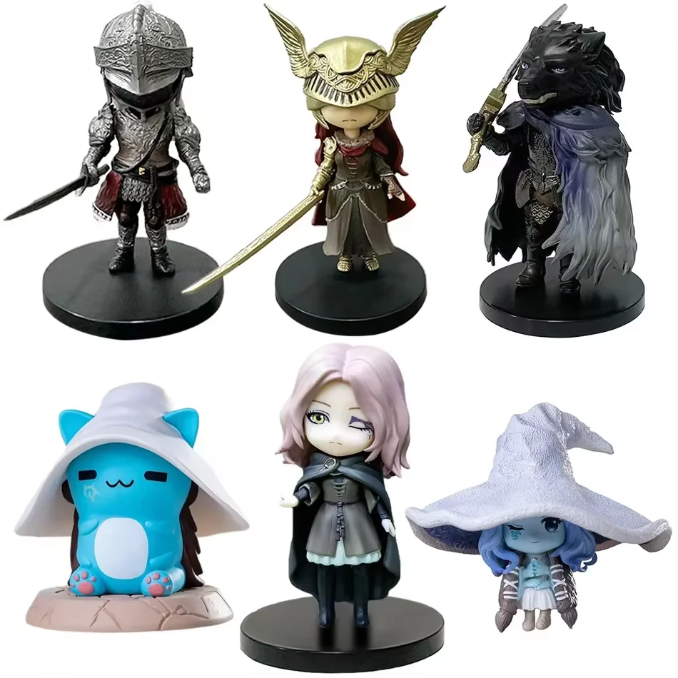 Anime Q Mini Spiel Charakter Wolf War Ghost Mei Linna Mini Puppe PVC Modell Sammlung Dekorative Kinder Erwachsene Urlaub Geschenke – Detail 1