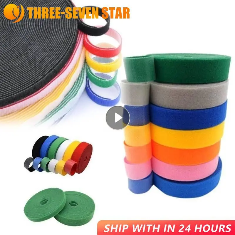 5m/roll Cable Ties Reusable Loop Bundle Self Adhesive Fastener DIY  Accessories Nylon Strap Organizer Clip Wire Holder Management - AliExpress