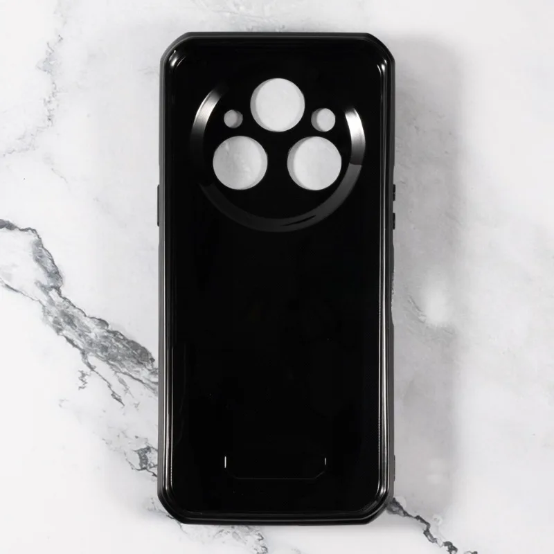 CAXKJE Custodia per Oukitel WP22 (6.58 Pollice) + Pellicola Vetro Temperato,Nero Cover Morbido Silicone Custodie TPU Cover,per WP22 Antiurto Case - A24