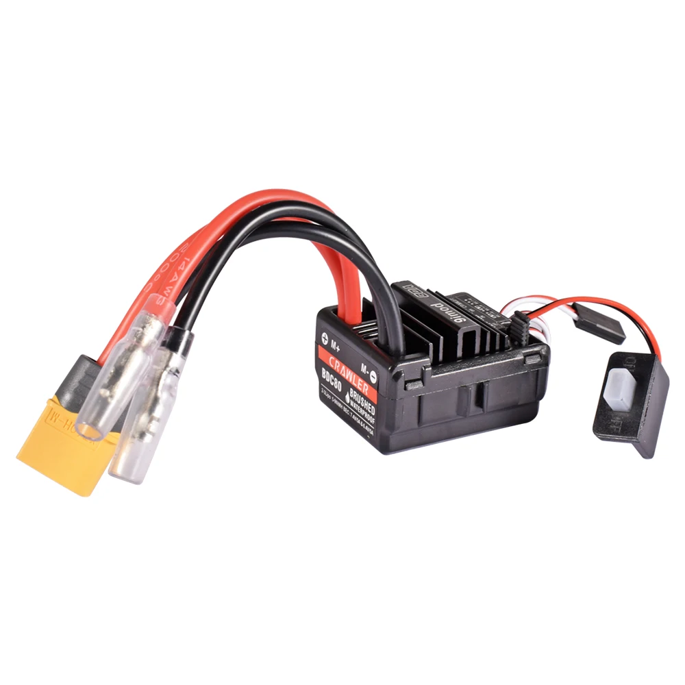 9IMOD 브러시드 ESC 방수 전자 속도 컨트롤러, 1/10 BDC80 80A, 2-3S