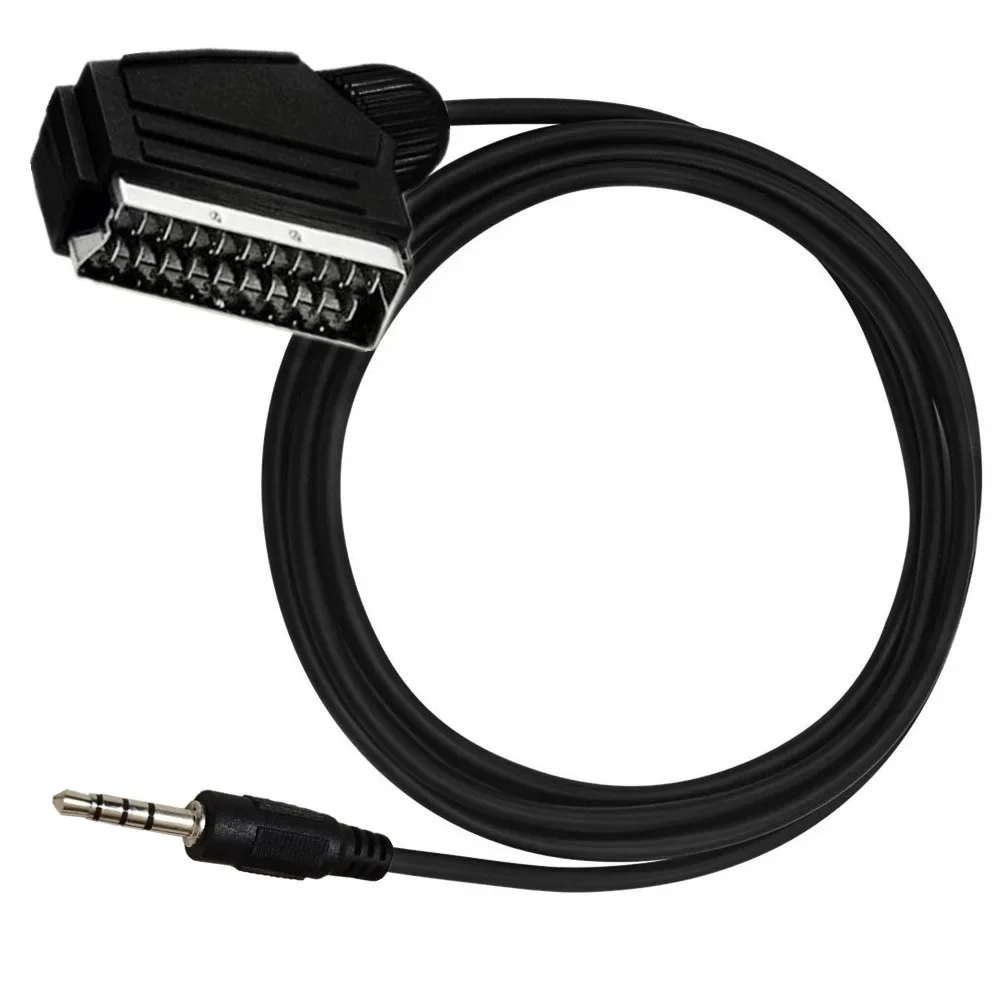 Scart ���̺� 21 �� Scart ��-3.5mm ���� ���׷��� �� Ǯ HD TV ���� ���� ���� Ŀ���� 3.5 ����� ���̺�