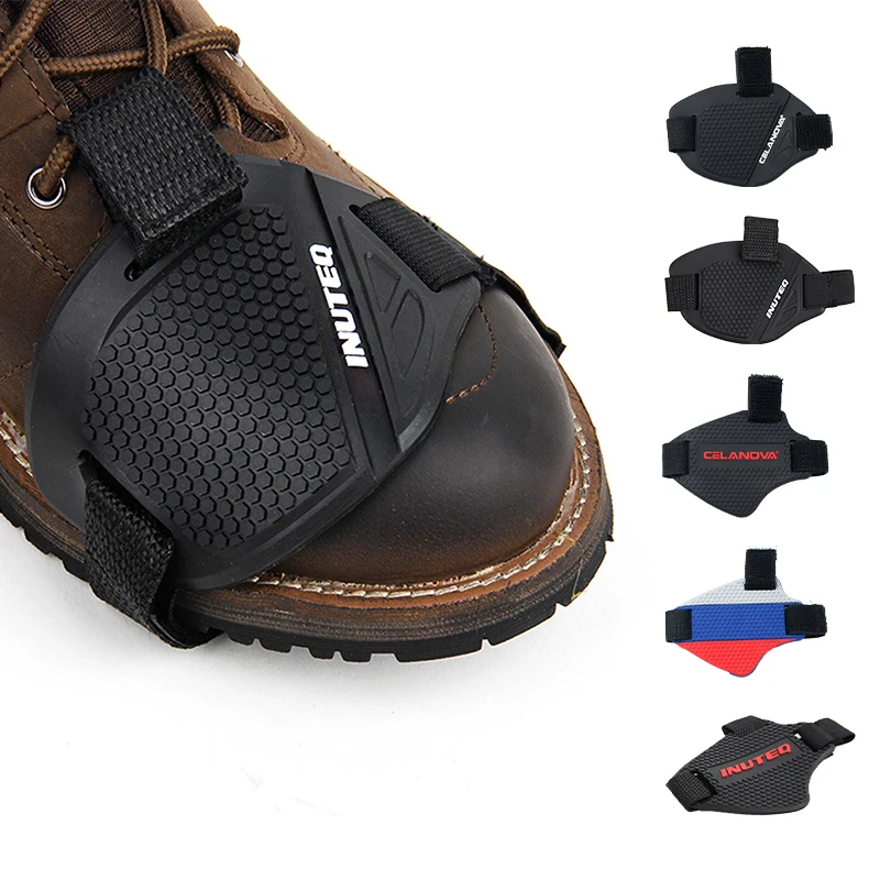 Motorcycle Shift Pad Rubber Boot Protective Cover Adjustable Shifter Shield Anti Slip Pad Shoe Cover Motorcycle Shoe Protection