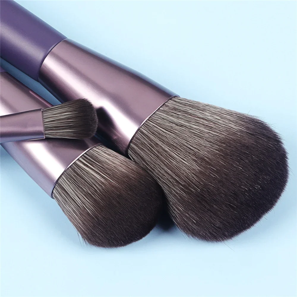 Luxury Makeup Brush Collection with Blush, Powder, and Eyeshadow Tools