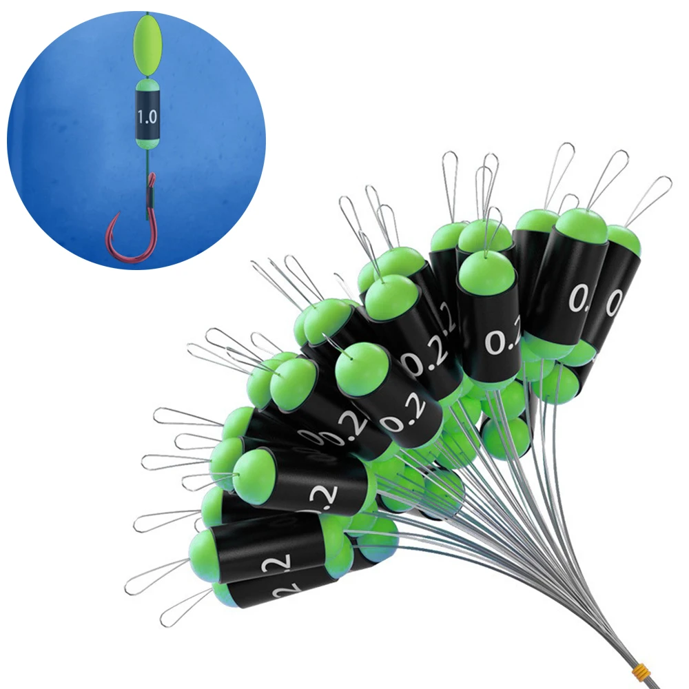 20 plombs drop shot ajustables pour pêche - Poids de coulée remplacement rapide plombage lisse