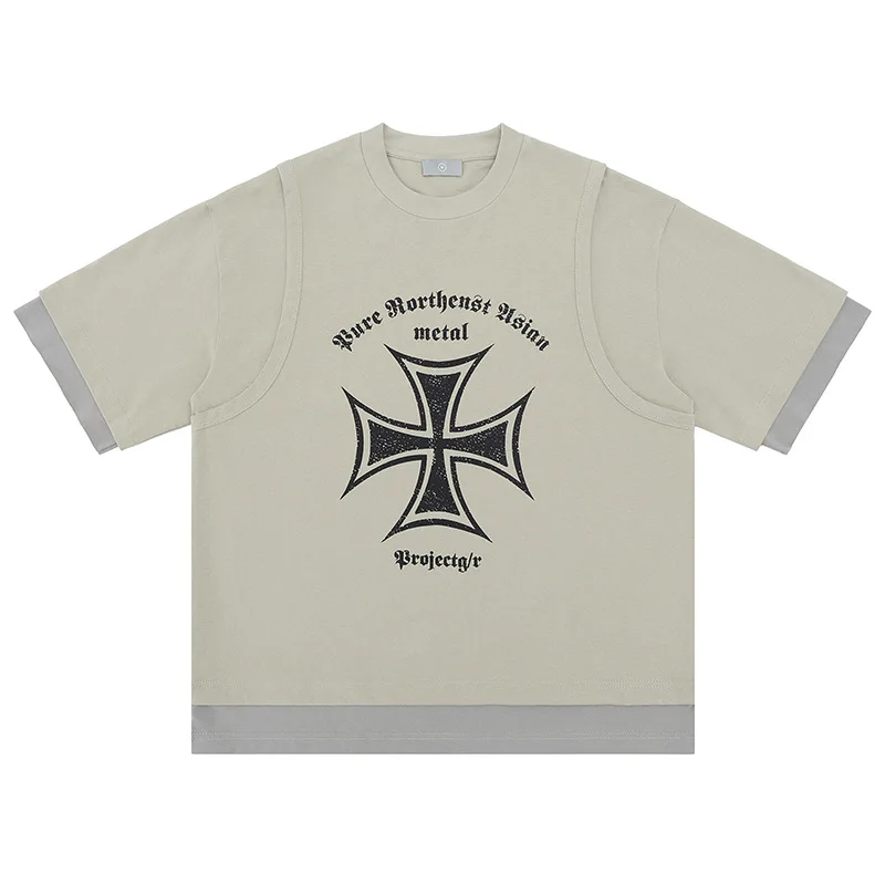 thumbnail image 1 of Camiseta estampada agrietada, 1 of 5