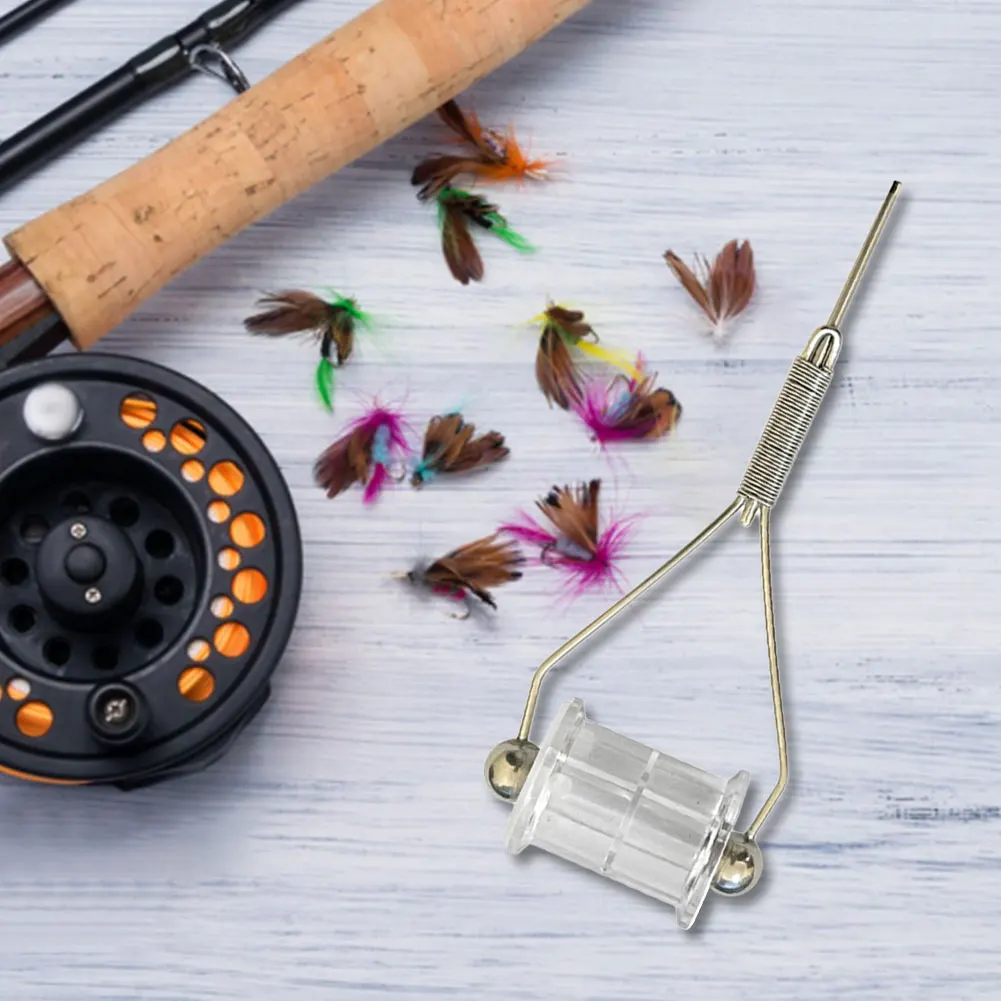 Metal Fishing Fly Tying Tool Bobbin Holder for Fly Lure Baits Making
