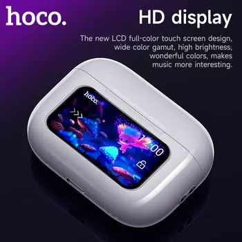 HOCO EW72/EW79 Wireless ANC Noise Reduction Music Game Earohones Stereo Earbuds Touch Control Charging Box