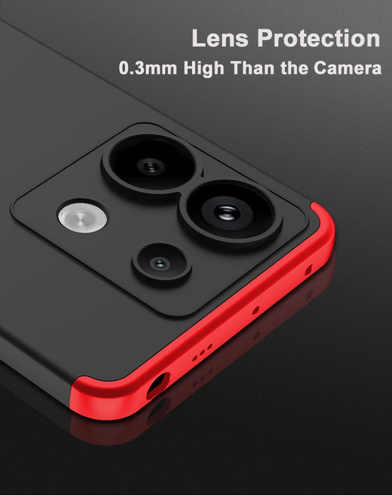 Case For Xiaomi Redmi Note 13 Pro Plus Shockproof Armor Protective Matte Hard Pl