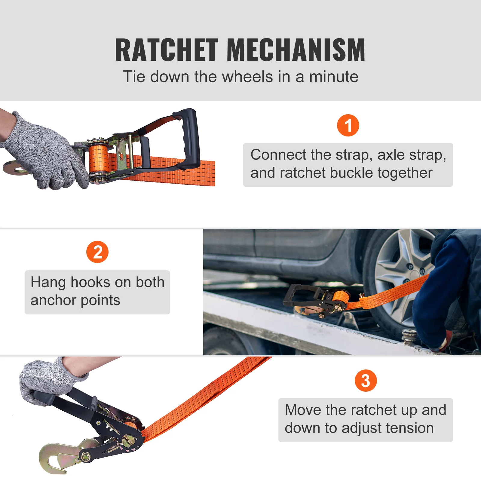 Heavy Duty Ratchet Straps 5