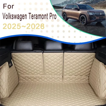 Tappetini per bagagliaio posteriore per Volkswagen VW Teramont Pro 2025 2026 2027 2028 Tappetini impermeabili Tappetini per riporre Tappeti Accessori auto