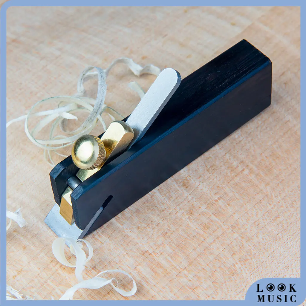 Look Wood Mini Plane Strumento Per La Lavorazione Del Legno Mini Bull-Nose In Ebano In Stile Europeo Aereo In Legno Durevole Violino/Viola/Violoncello